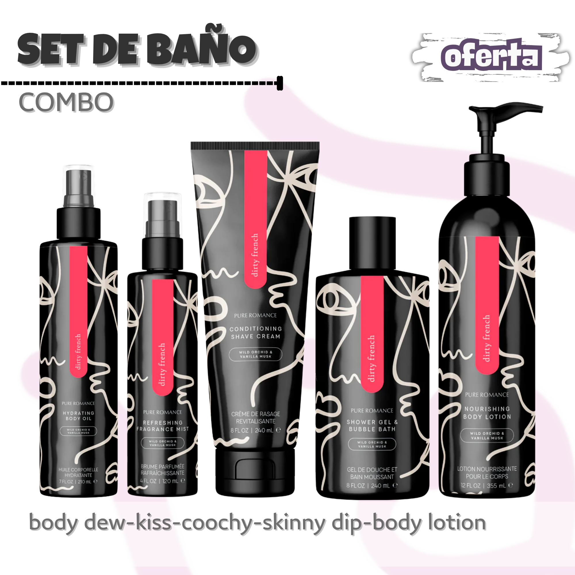 COMBO Set de Baño (Dirty French)