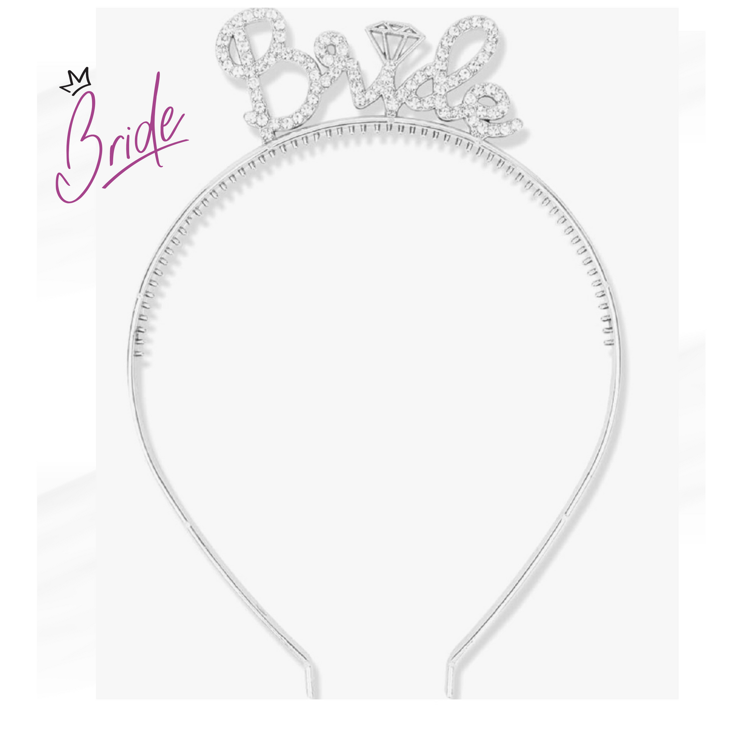 Bride - Diadema en Color Plata Bride