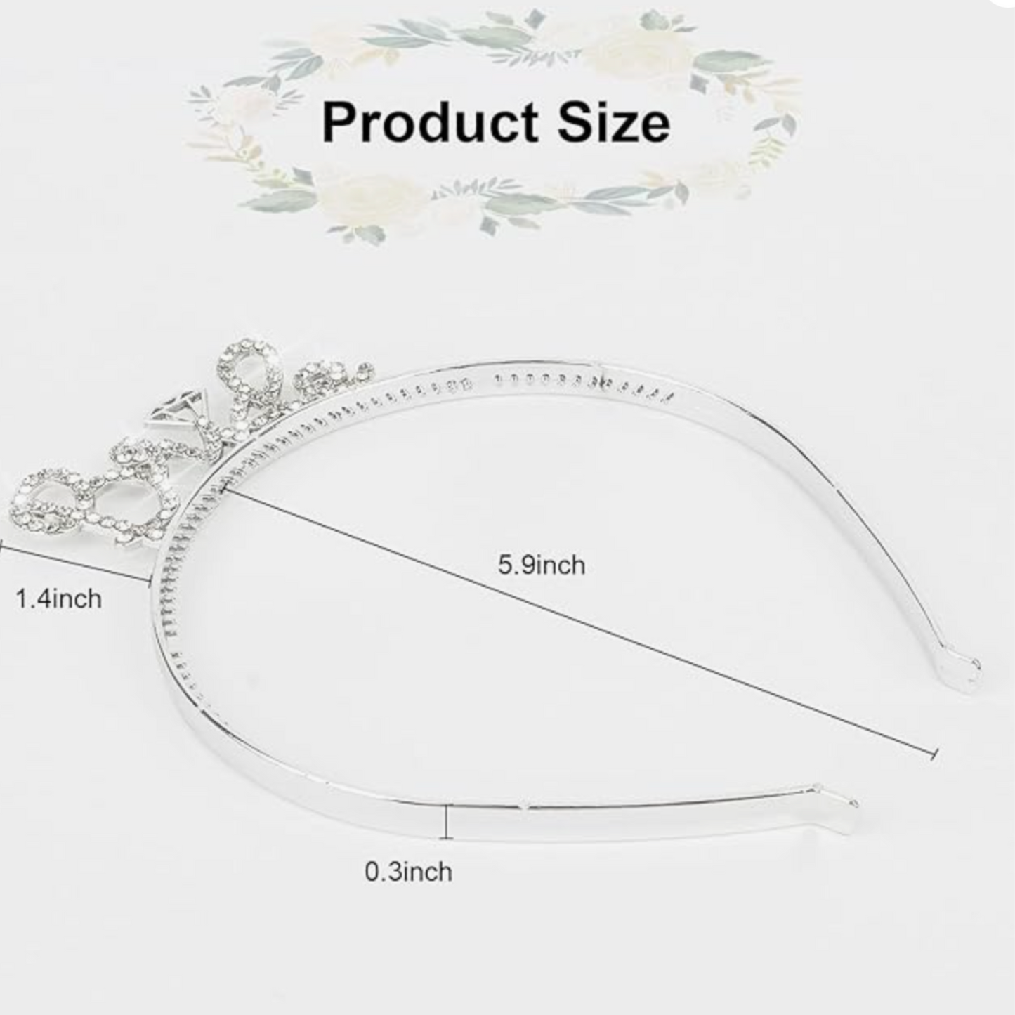Bride - Diadema en Color Plata Bride