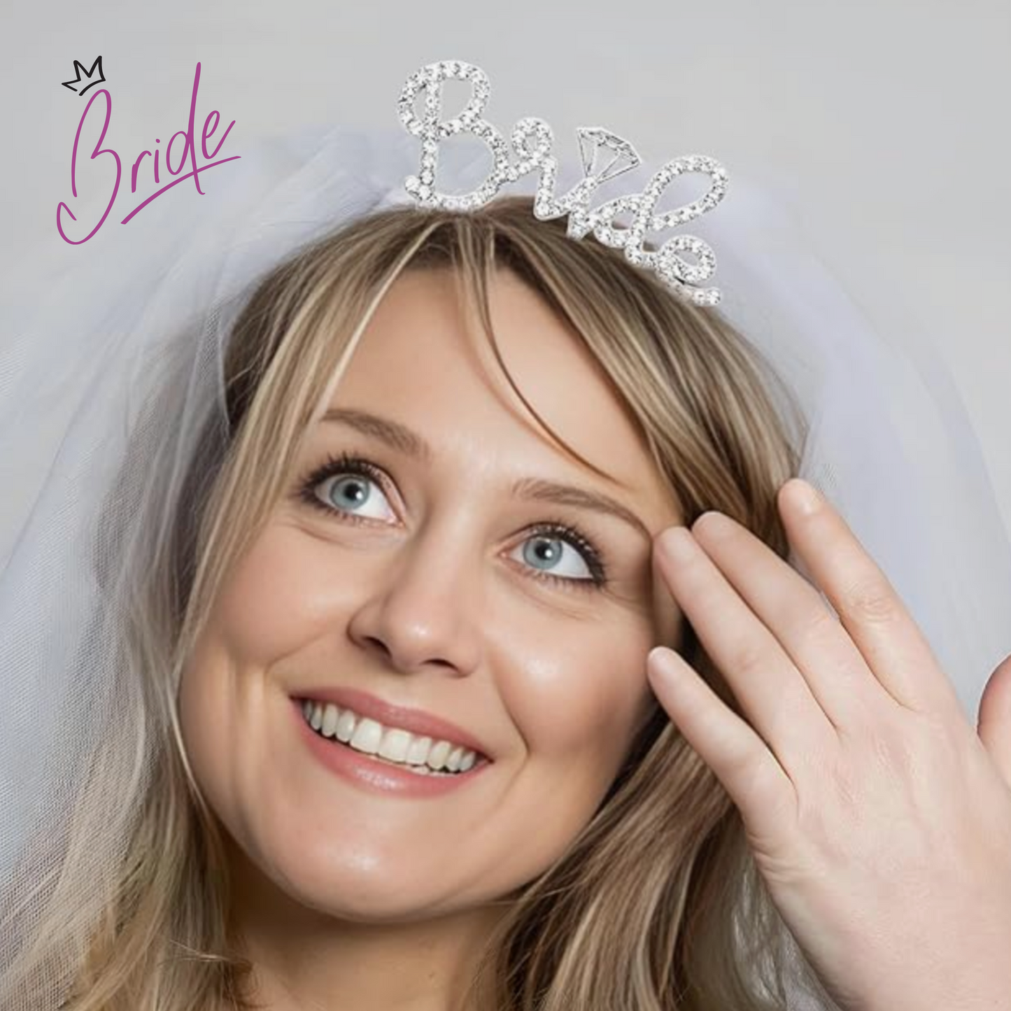 Bride - Diadema en Color Plata Bride
