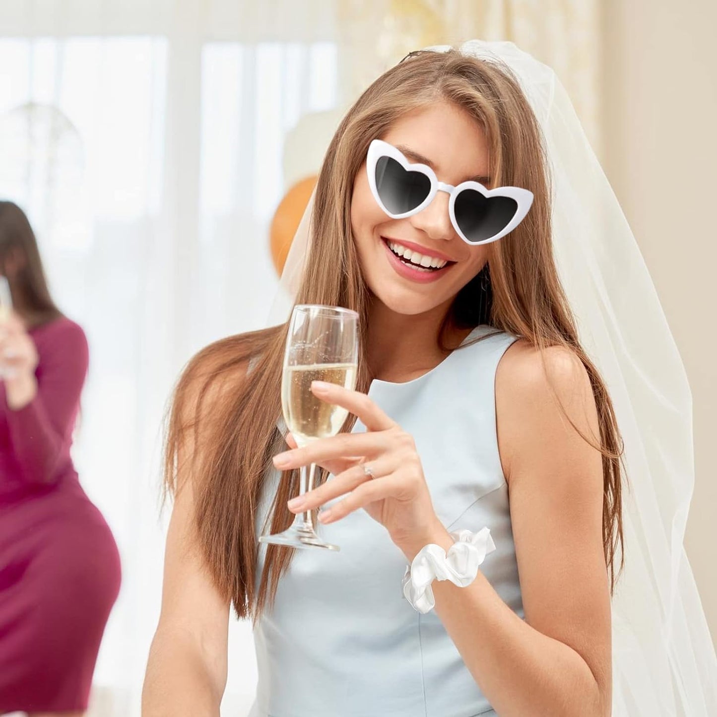 Bride - Hermosas Gafas con Perlas para la Novia