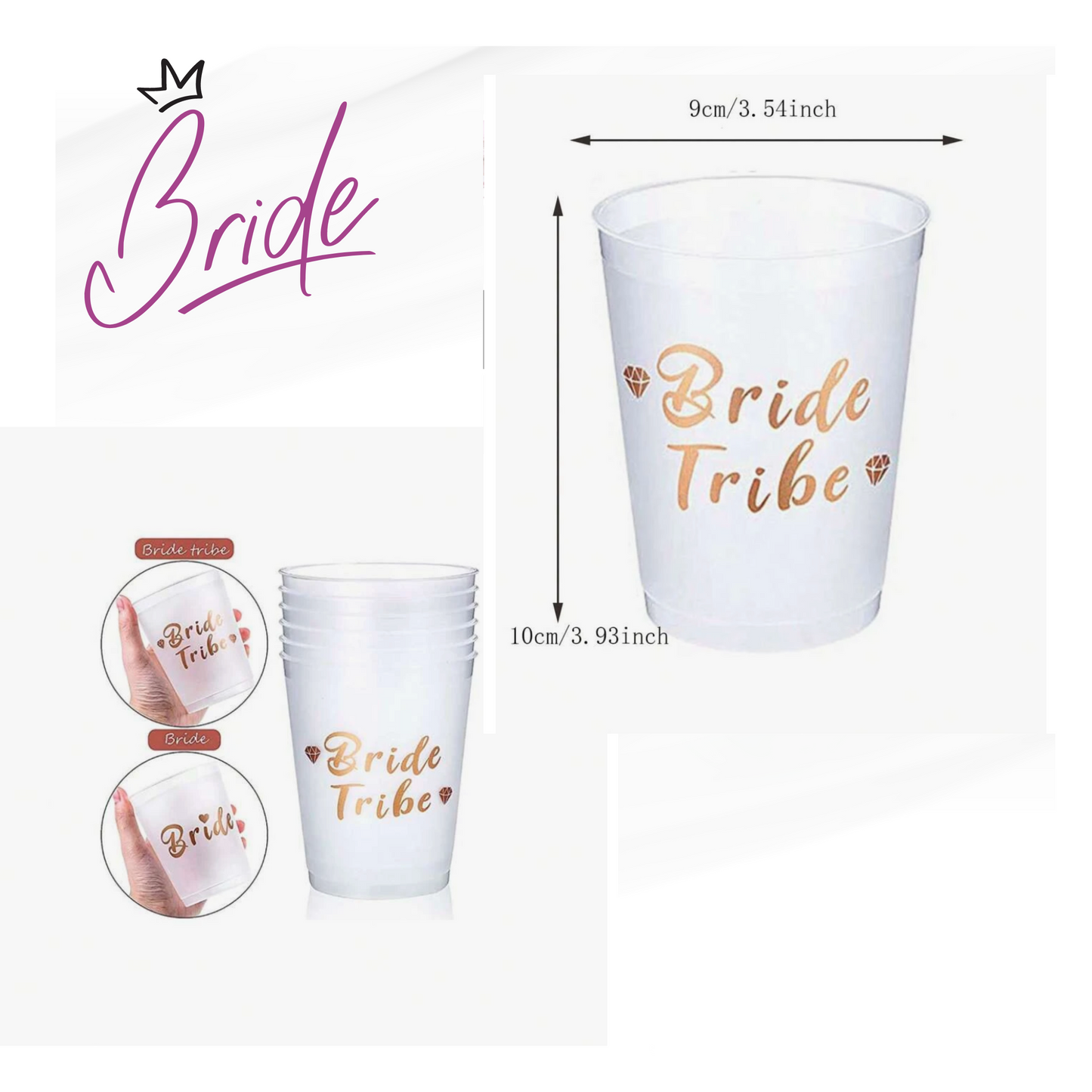 Bride - Set de Vaso en Plástico Bride