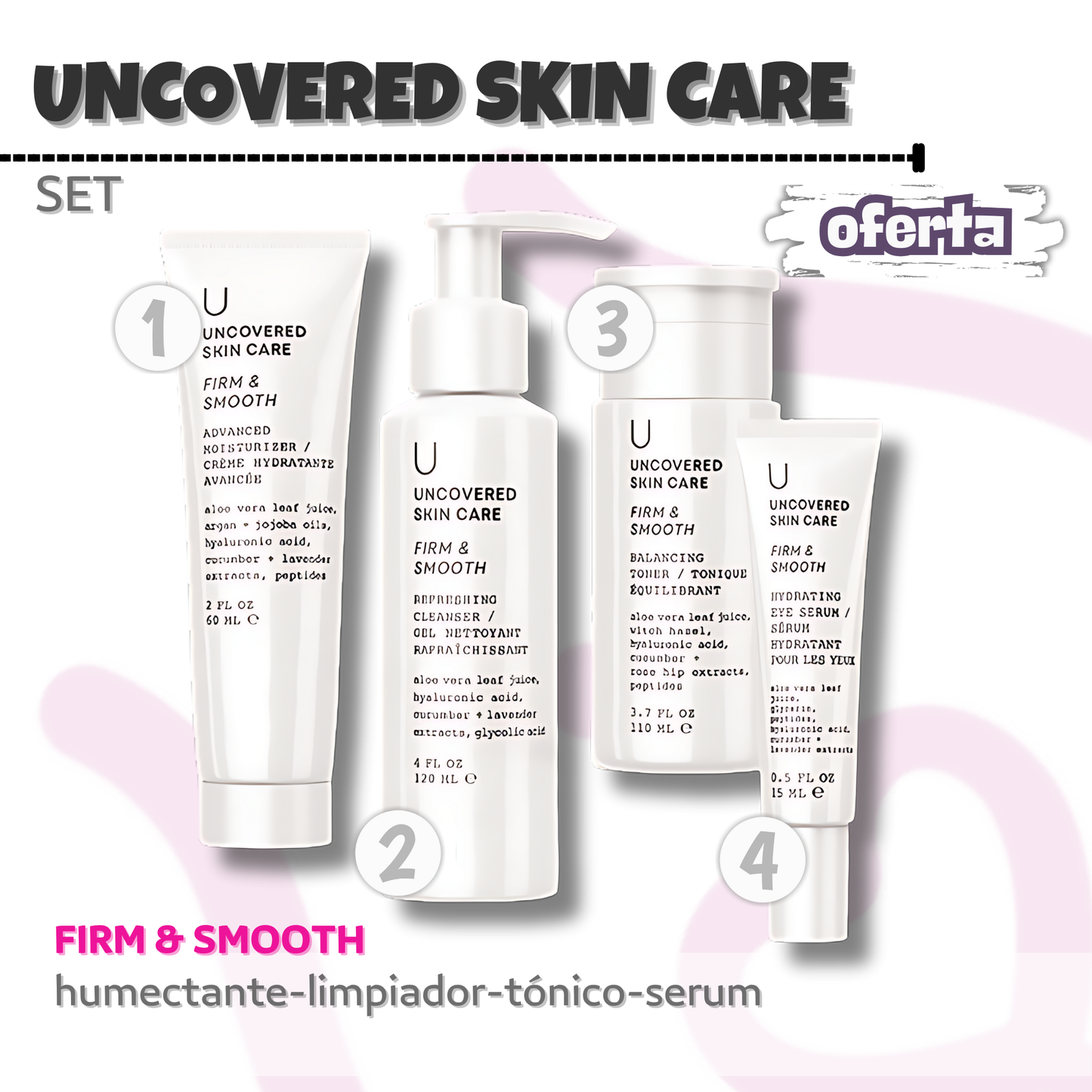 Uncovered Skin Care Set (61) - Variety