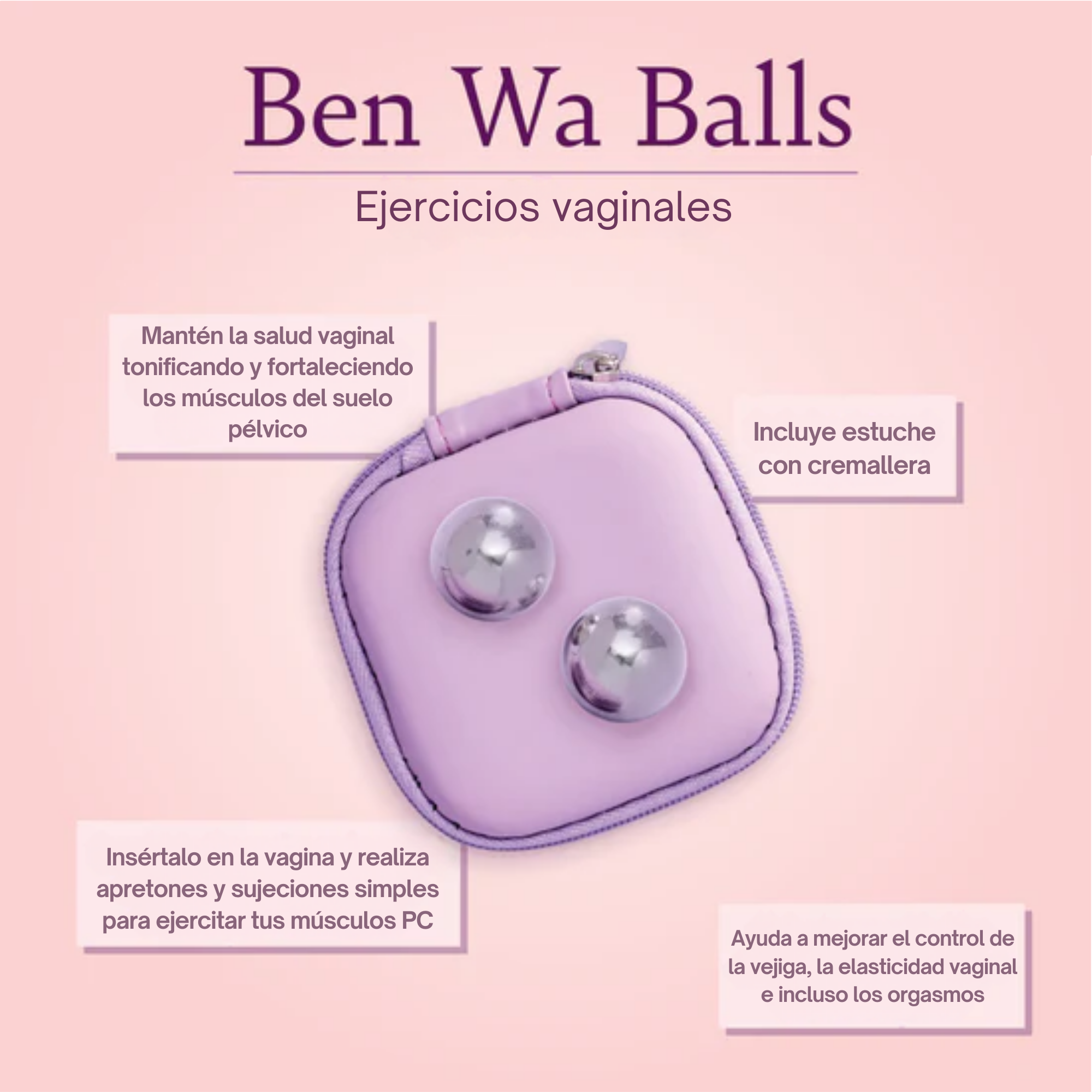 Ben Wa Balls (64)  - Precio Aliadas - Fiestas by Nana, LLC