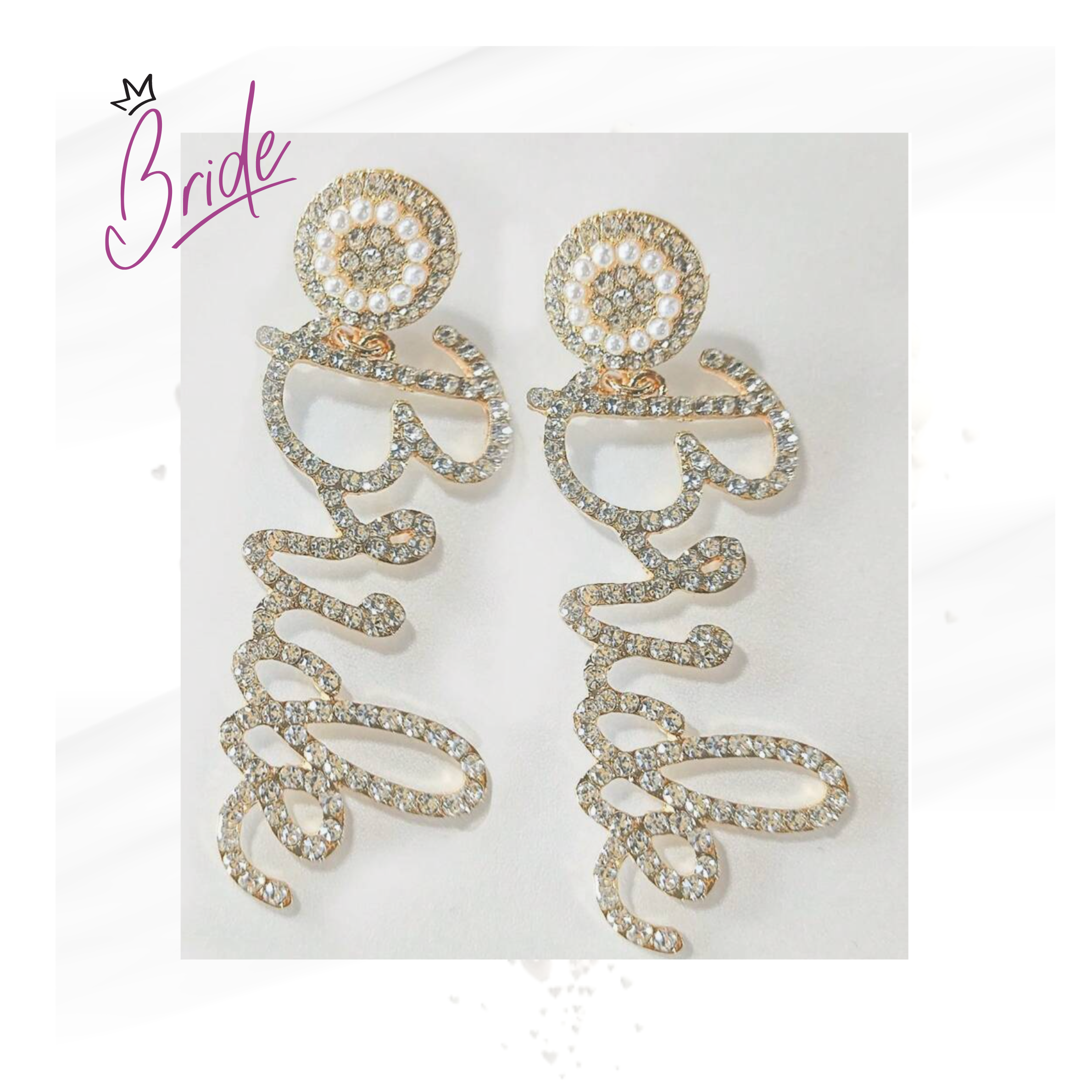 Bride - Aretes Hermoso en Color Dorado - Bride