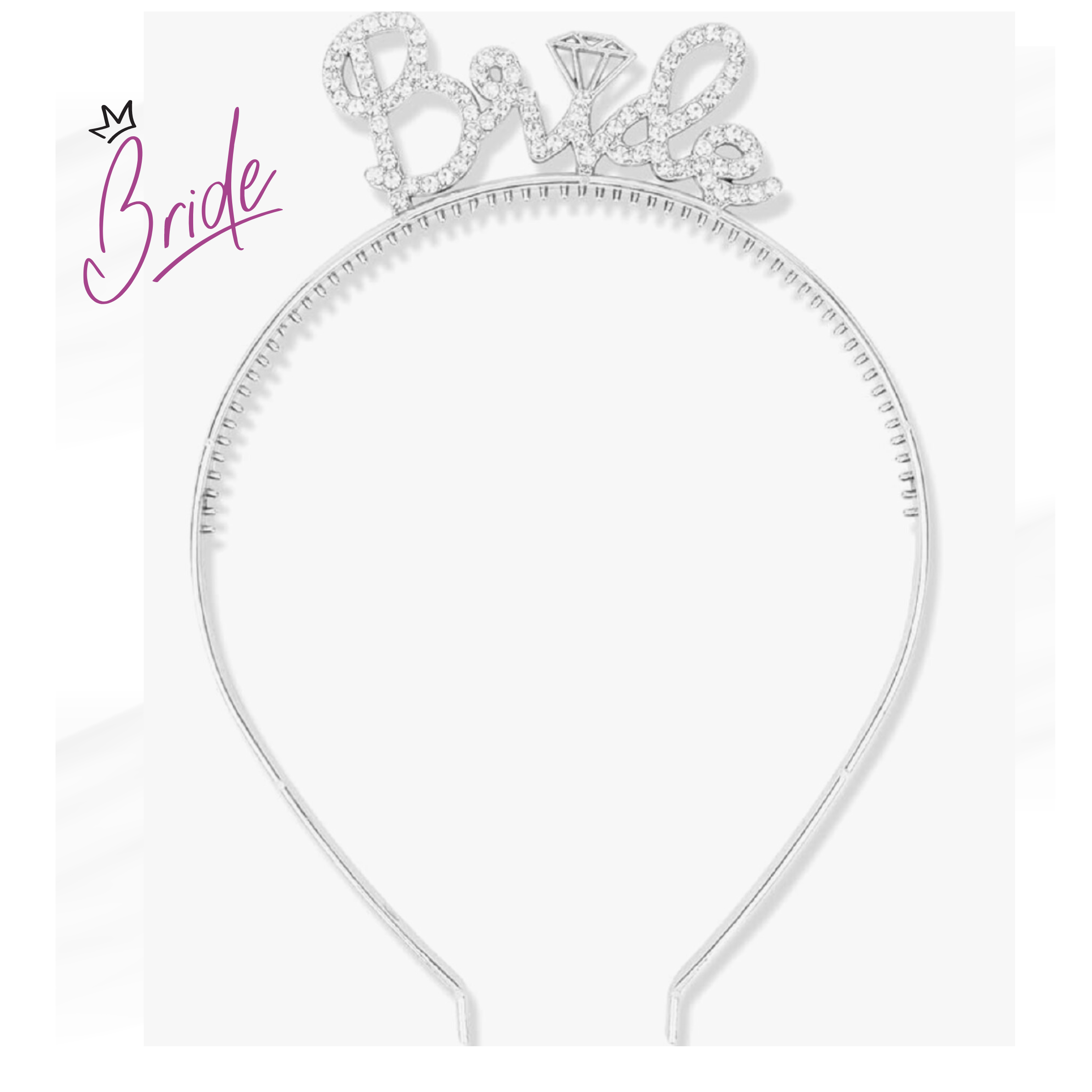 Bride - Diadema en Color Plata Bride