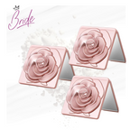 Bride - Espejo con Diseño de Flor (Oro Rosado)