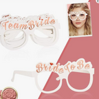 Hermosas Gafas de Carton para la Novia y sus Amigas ( 10 piezas)