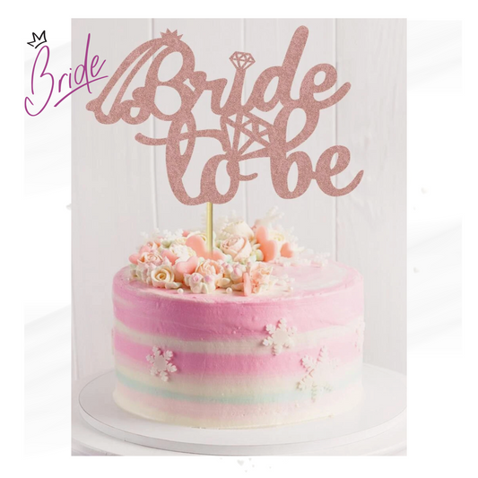 Bride - Adorno para el Bizcocho - Bride to be...