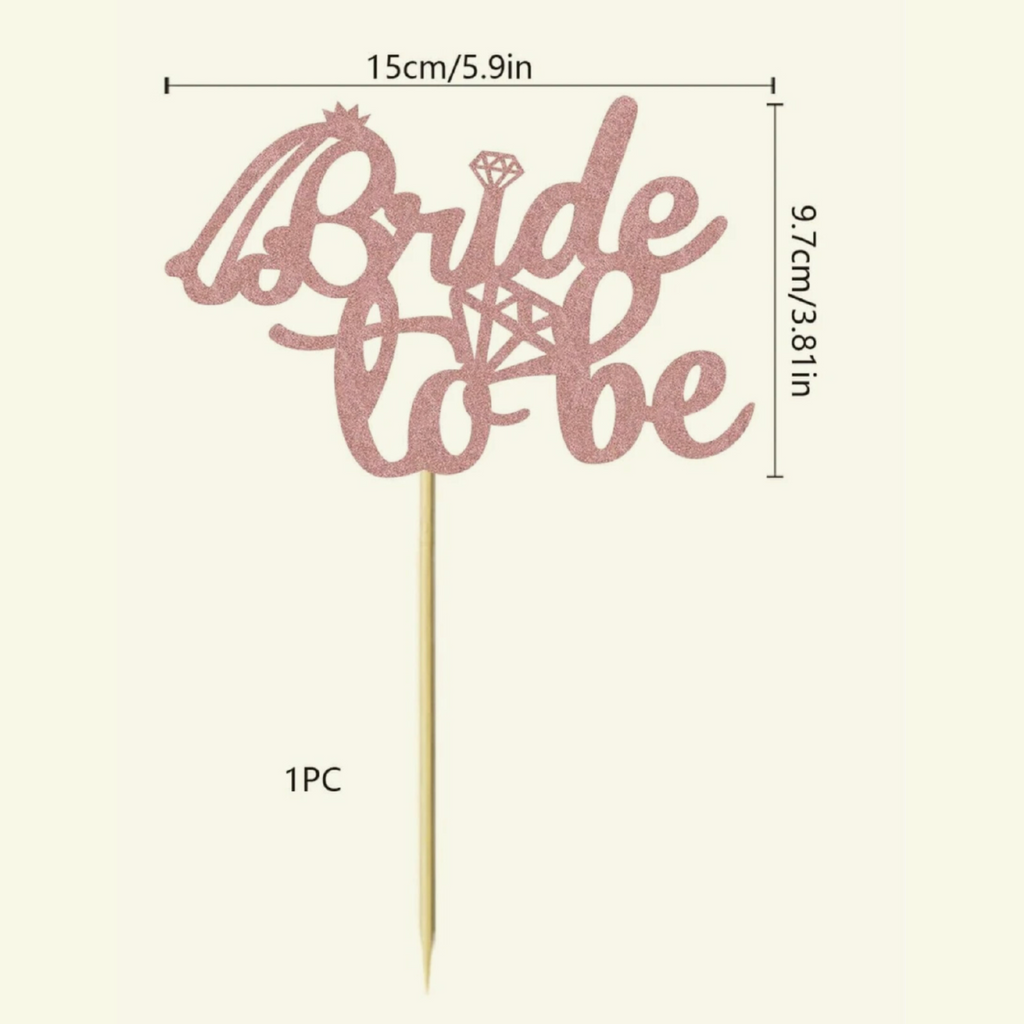 Bride - Adorno para el Bizcocho - Bride to be...
