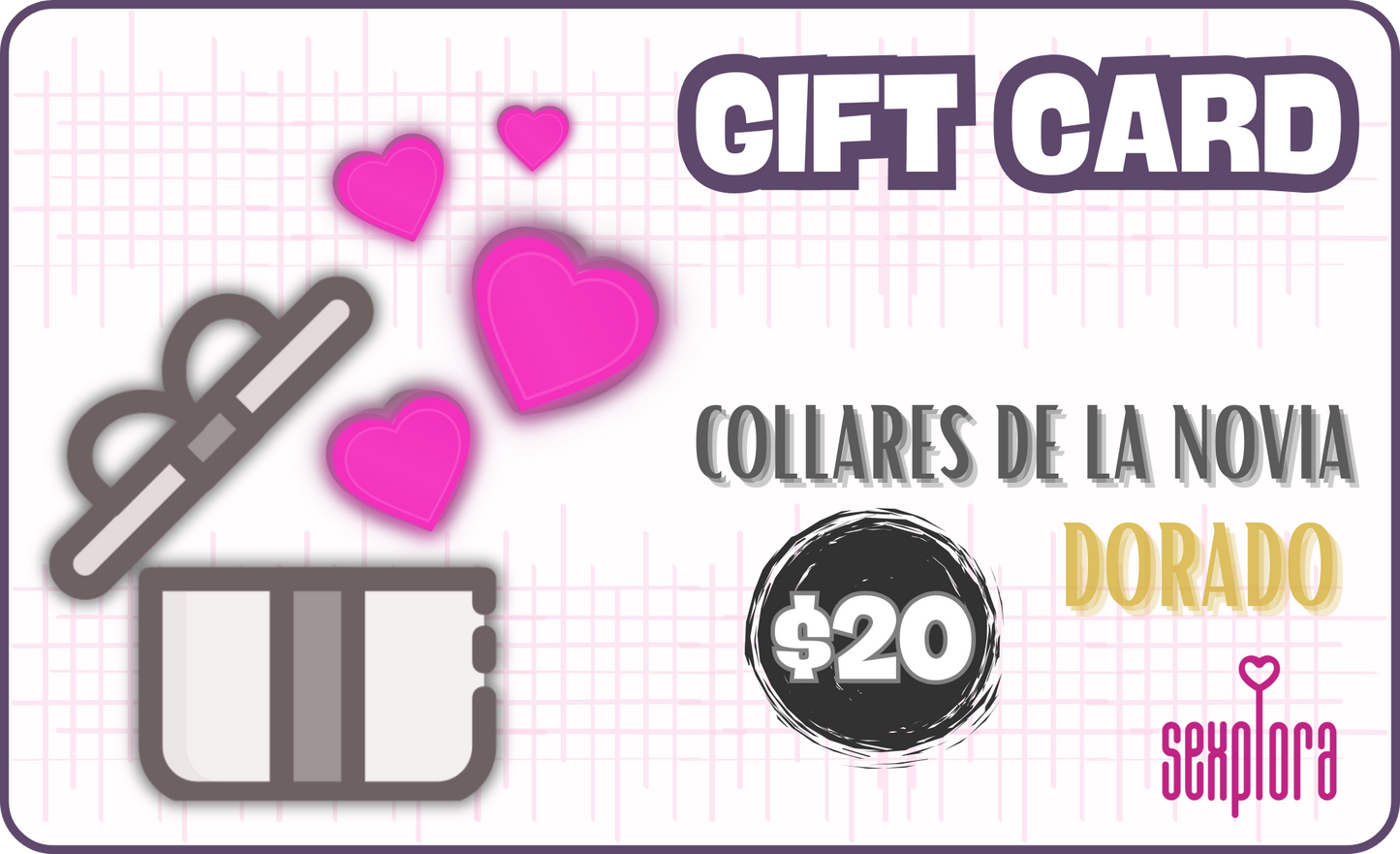 Collares para la Novia - DORADO ($20) - Fiestas by Nana, LLC