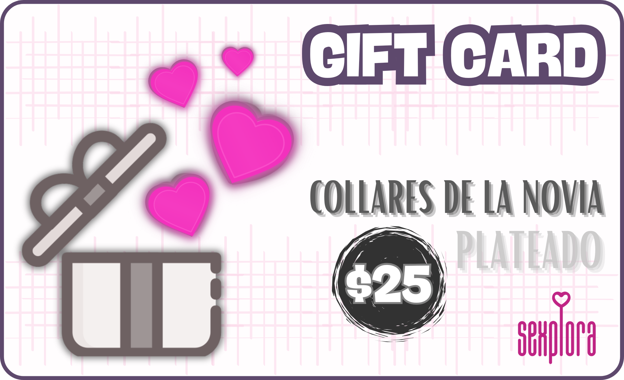 Collares para la Novia - PLATEADO ($25) - Fiestas by Nana, LLC