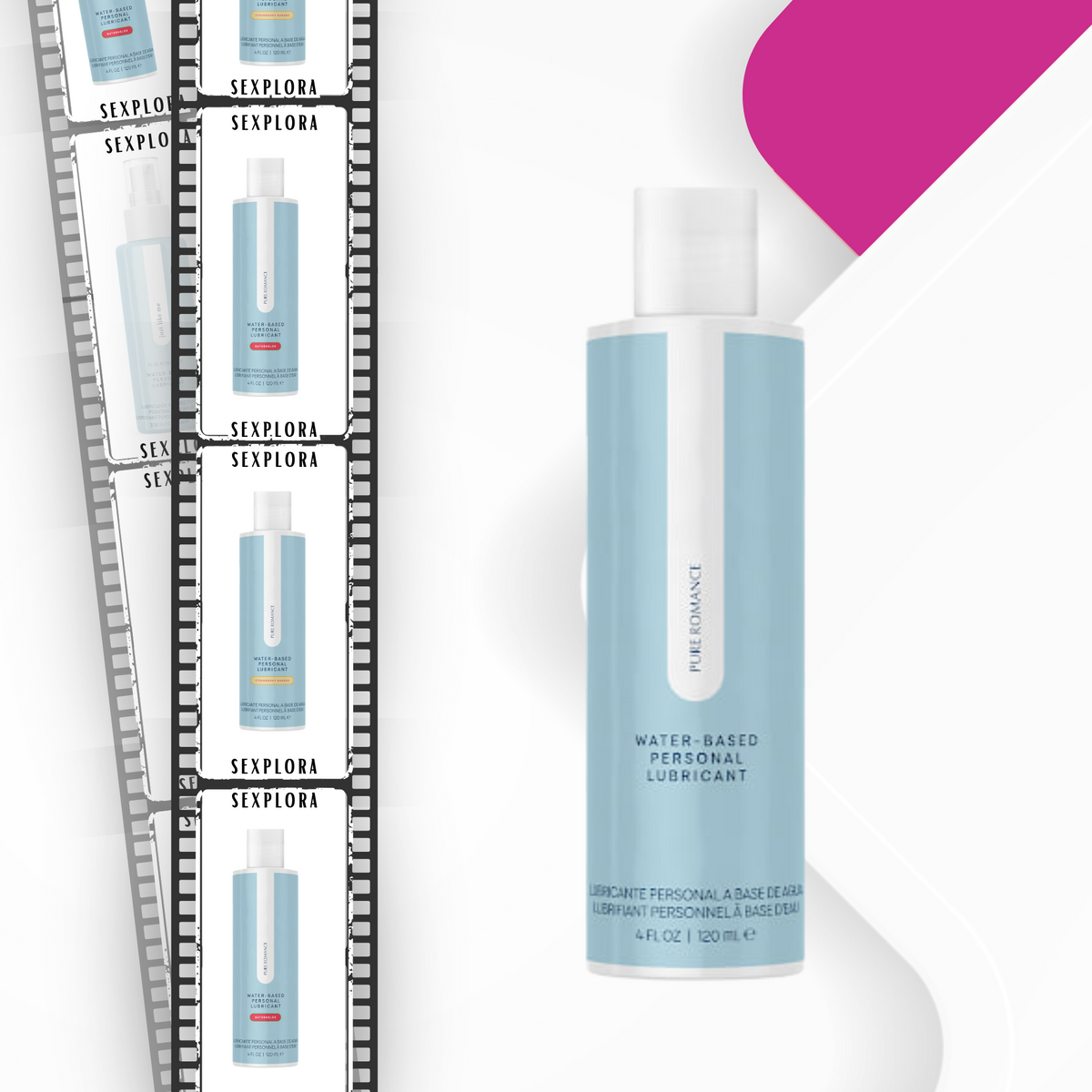 personal lubricant samples Lube Life Variety Sample Pack, Water Based Personal Lubricants 8x0.3  oz-Flavors Include Original, Watermelon, Strawberry, Mint Chocolate Chip main image 0