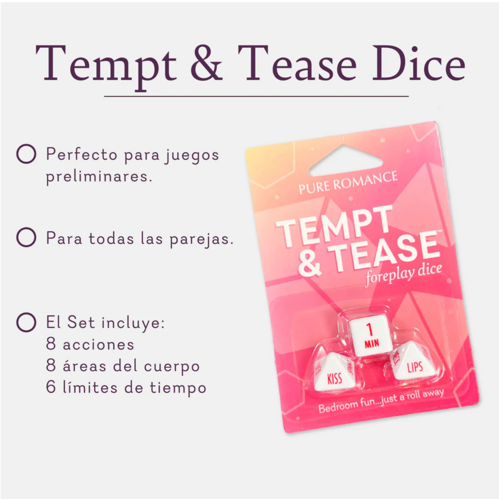 Tempt & Tease Dice - Fiestas by Nana, LLC