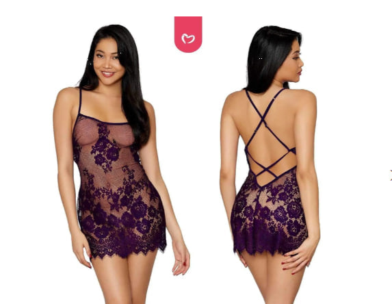 Floral Lace & Mesh Chamisse