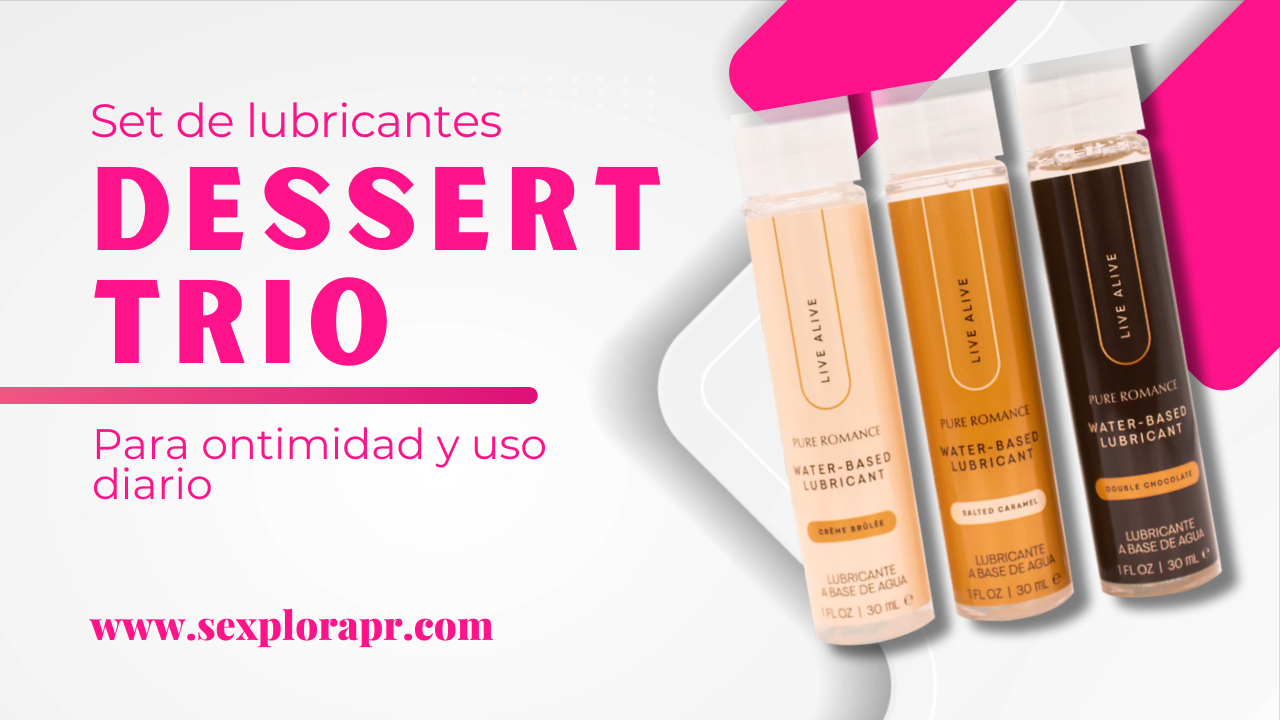 Set de Lubricantes Dessert Trio
