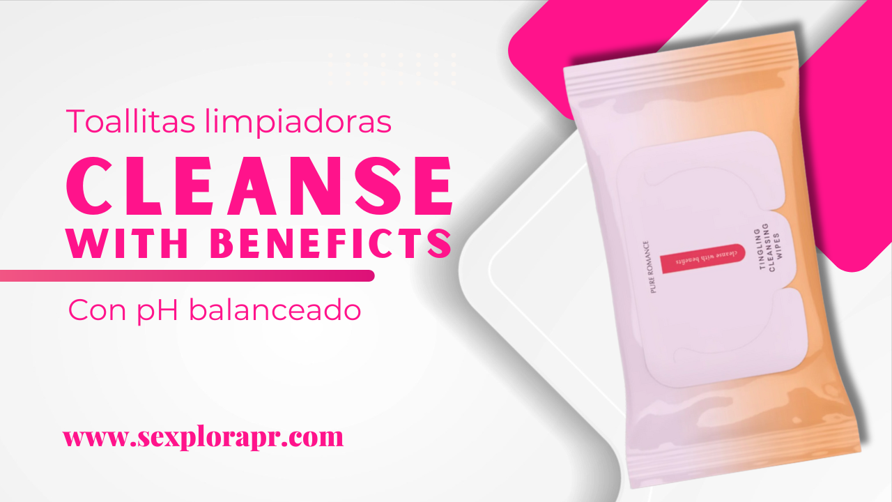 Con Cleanse With Benefits, mantente fresca, limpia y lista para cualquier aventura, mientras disfrutas de un cosquilleo tentador que añade un toque de emoción a tu rutina. ¡Lleva estas toallitas contigo y prepárate para lo que el día o la noche te depare!