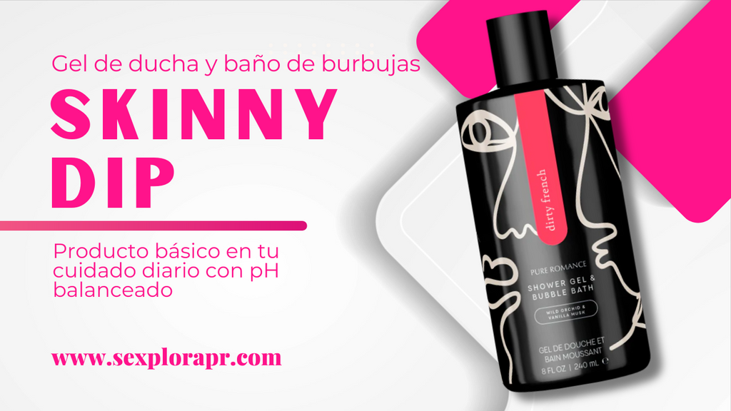 Con Skinny Dip, tu baño o ducha se convertirá en un ritual de cuidado personal que dejará tu piel hidratada, perfumada y renovada, dándote el mimo que mereces.