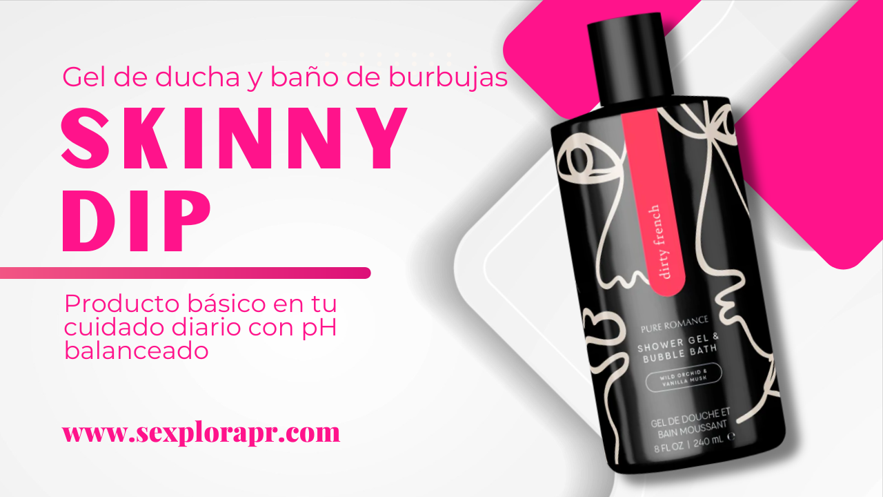 Con Skinny Dip, tu baño o ducha se convertirá en un ritual de cuidado personal que dejará tu piel hidratada, perfumada y renovada, dándote el mimo que mereces.