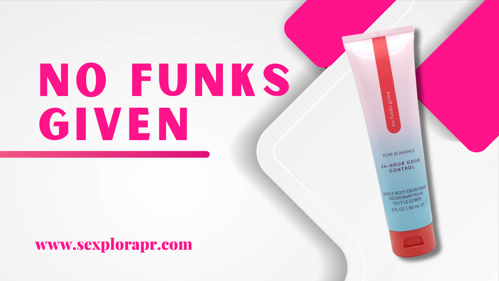 Con No Funks Given, disfruta de una protección integral, manteniendo tu piel fresca, saludable y libre de malos olores, sea cual sea el momento del día.