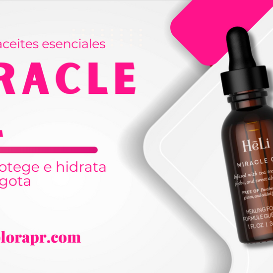 HēLi Miracle Oil es la solución perfecta para quienes buscan un producto todo en uno que ofrezca cuidado y protección para la piel. Con su fórmula rica en aceites esenciales, este aceite multipropósito se convierte en un imprescindible en tu rutina de cuidado personal, ayudando a mantener tu piel hidratada, protegida y saludable. ¡Descubre el poder de la naturaleza con cada gota de Miracle Oil!
