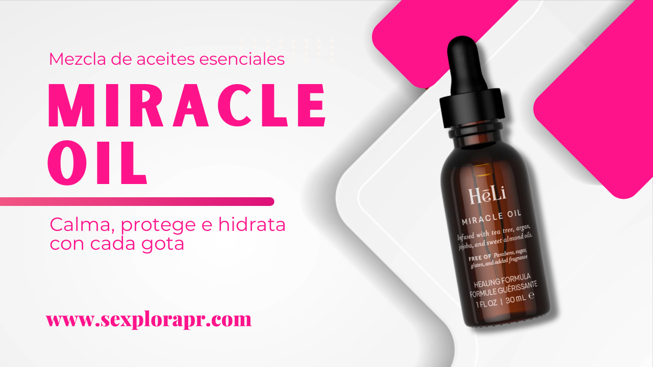 HēLi Miracle Oil es la solución perfecta para quienes buscan un producto todo en uno que ofrezca cuidado y protección para la piel. Con su fórmula rica en aceites esenciales, este aceite multipropósito se convierte en un imprescindible en tu rutina de cuidado personal, ayudando a mantener tu piel hidratada, protegida y saludable. ¡Descubre el poder de la naturaleza con cada gota de Miracle Oil!