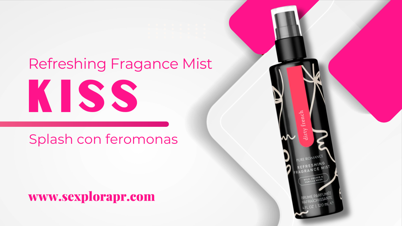 Kiss es un baño corporal, infundido en feromonas, ligero que te envolverá en un aroma seductor, haciéndote sentir sexy y rejuvenecida durante todo el día.